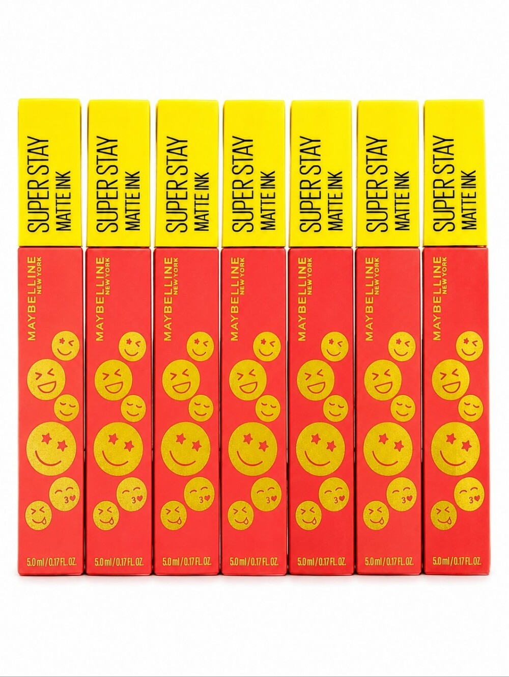 7 x Maybelline Superstay Moodmakers Matte Ink 445 Energizer